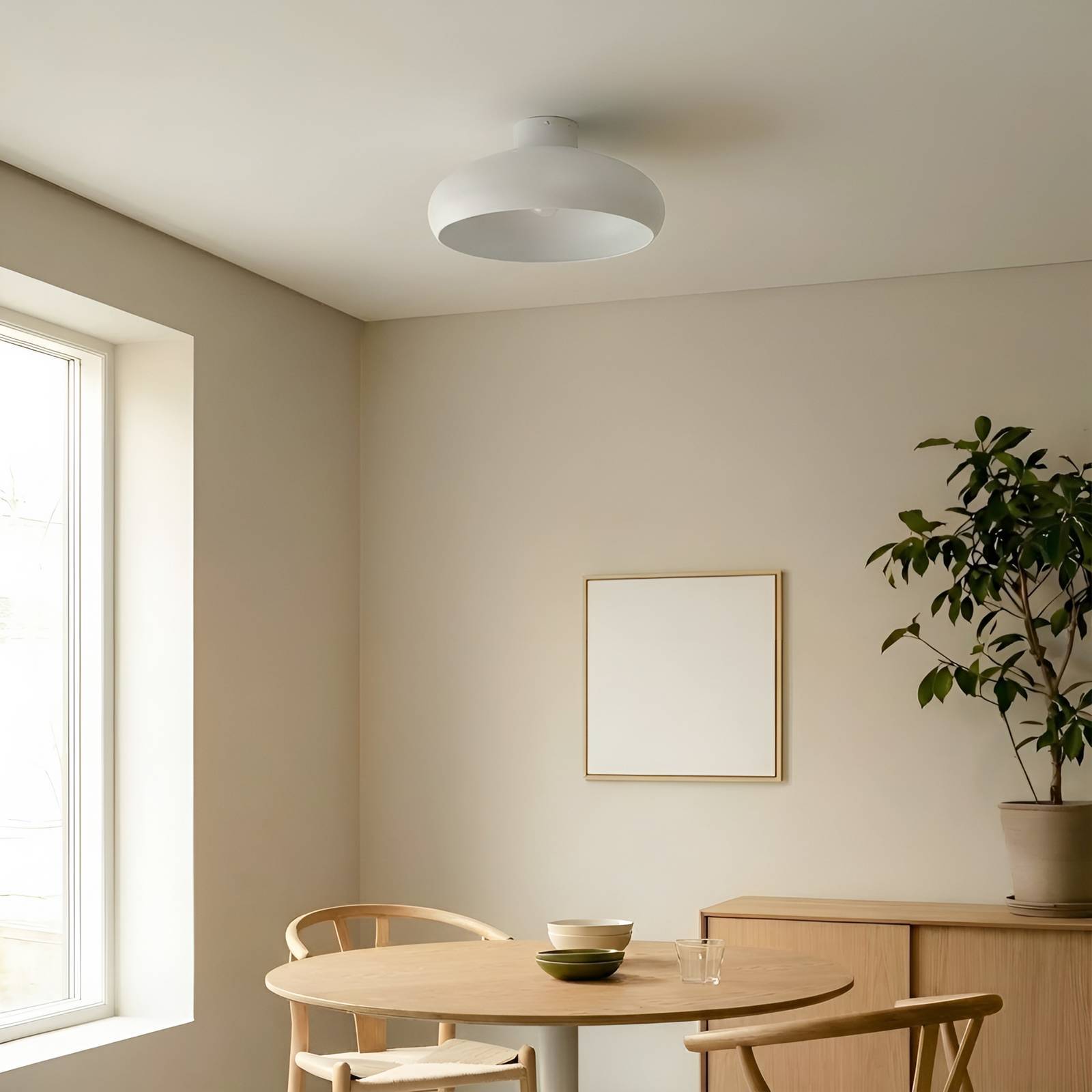 Lindby Deckenlampe 'Elover' in creme aus Metall-3
