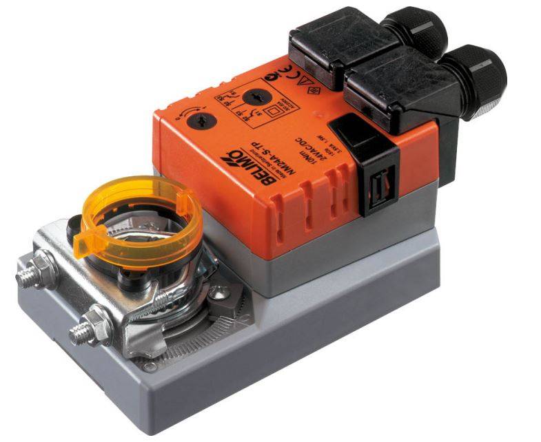 Klappenantrieb AC/DC 24V, HS | NM24A-S-TP | 10Nm,Auf-Zu o. 3-Pkt.,150s,IP54,Klem.-0