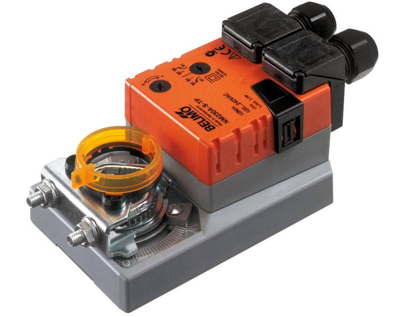 Klappenantrieb AC 230V, HS | NM230A-S-TP | 10Nm,Auf-Zu o. 3-Pkt.,150s,IP54, Klem.-0