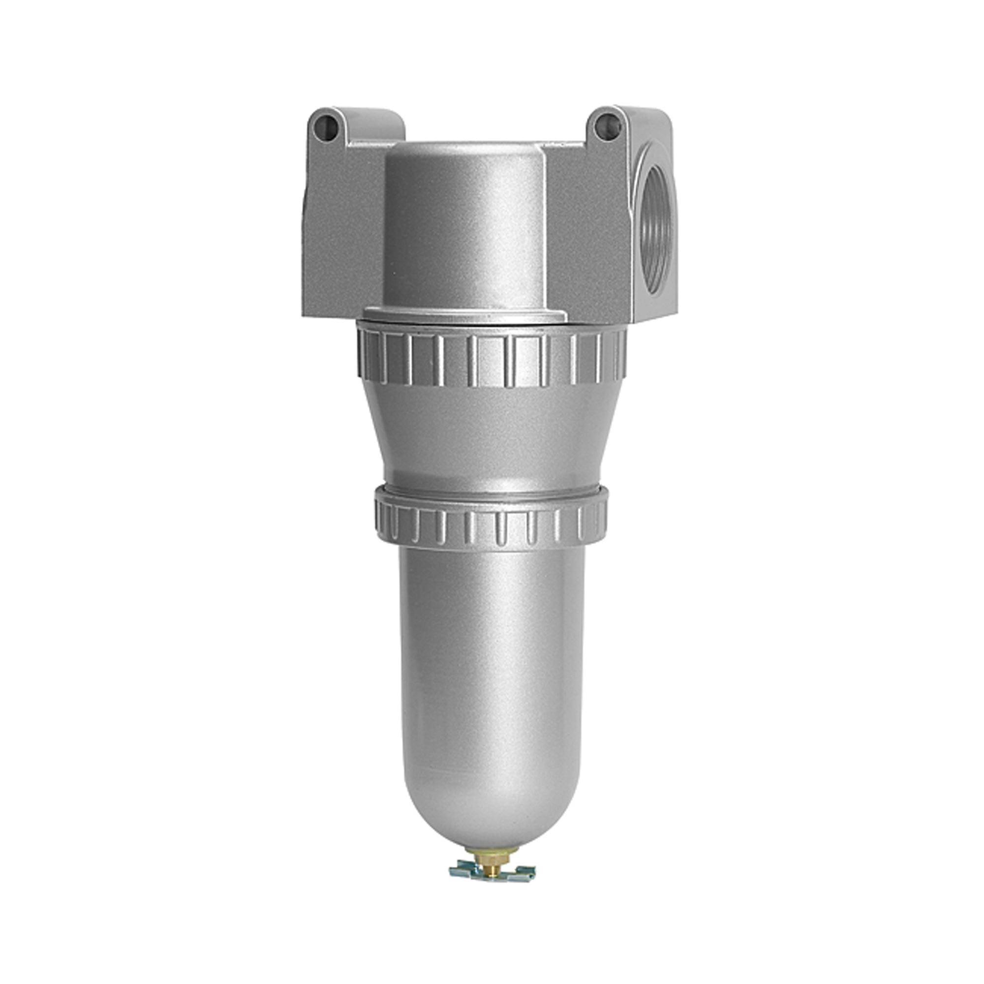 RIEGLER Filter »Standard« mit Metallbehälter, 60 µm, BG 5, G 2, PE max. 16 bar, Med.-Umgebungstemp. max. 60 °C, Ablassve-0