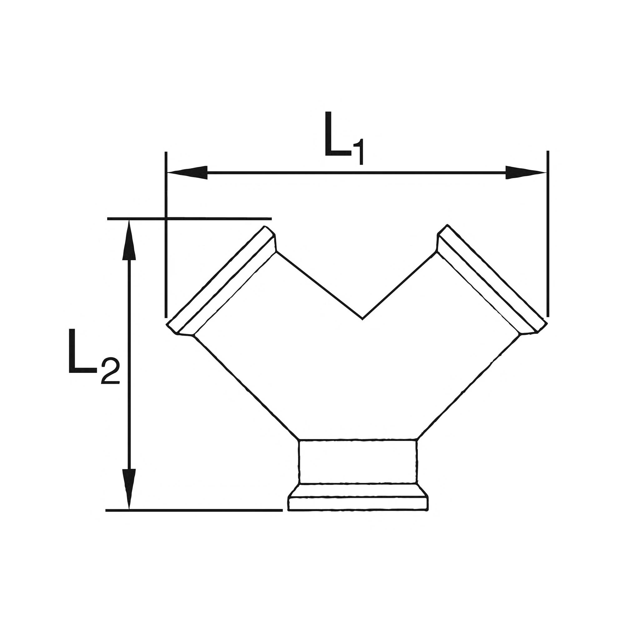 RIEGLER Verteiler, 2fach, Außengewinde R 1/8, Abgänge 2 x Innengewinde G 1/8, MS vernickelt, Betriebsdruck max. 60 bar,-3