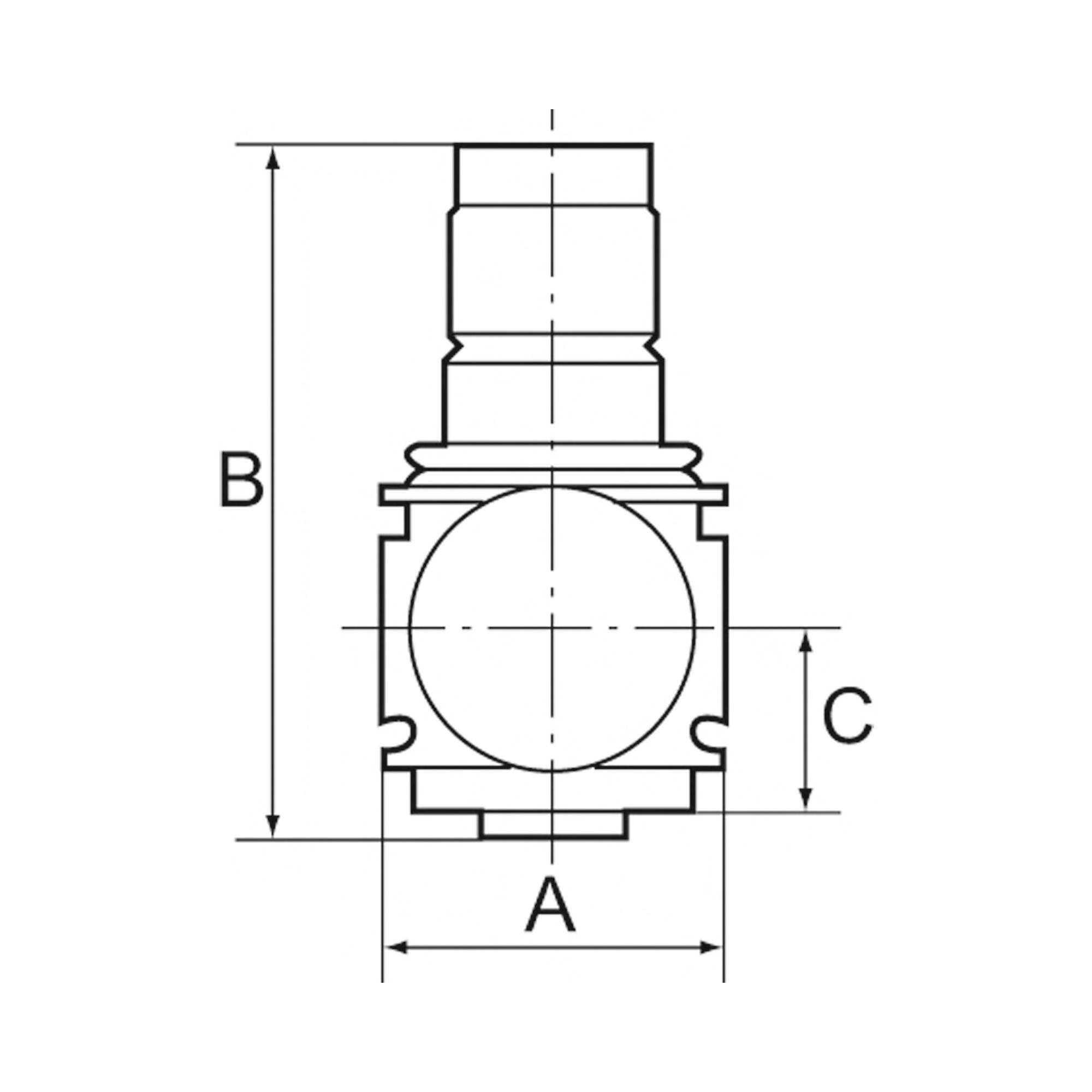 RIEGLER Druckregler »variobloc«, inkl. Manometer, BG 2, G 3/4, PE max. 25 bar, Med.-Umgebungstemp. max. 80 °C, Regelbere-2