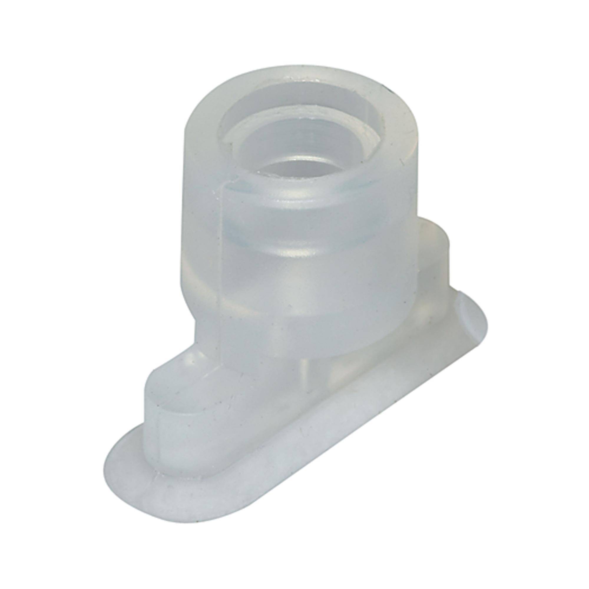 RIEGLER Flachsauger oval, SGO, Durchmesser: 7x3,5, Material Silikon, passend für Anschlussnippel AG M3. Robuster und wi