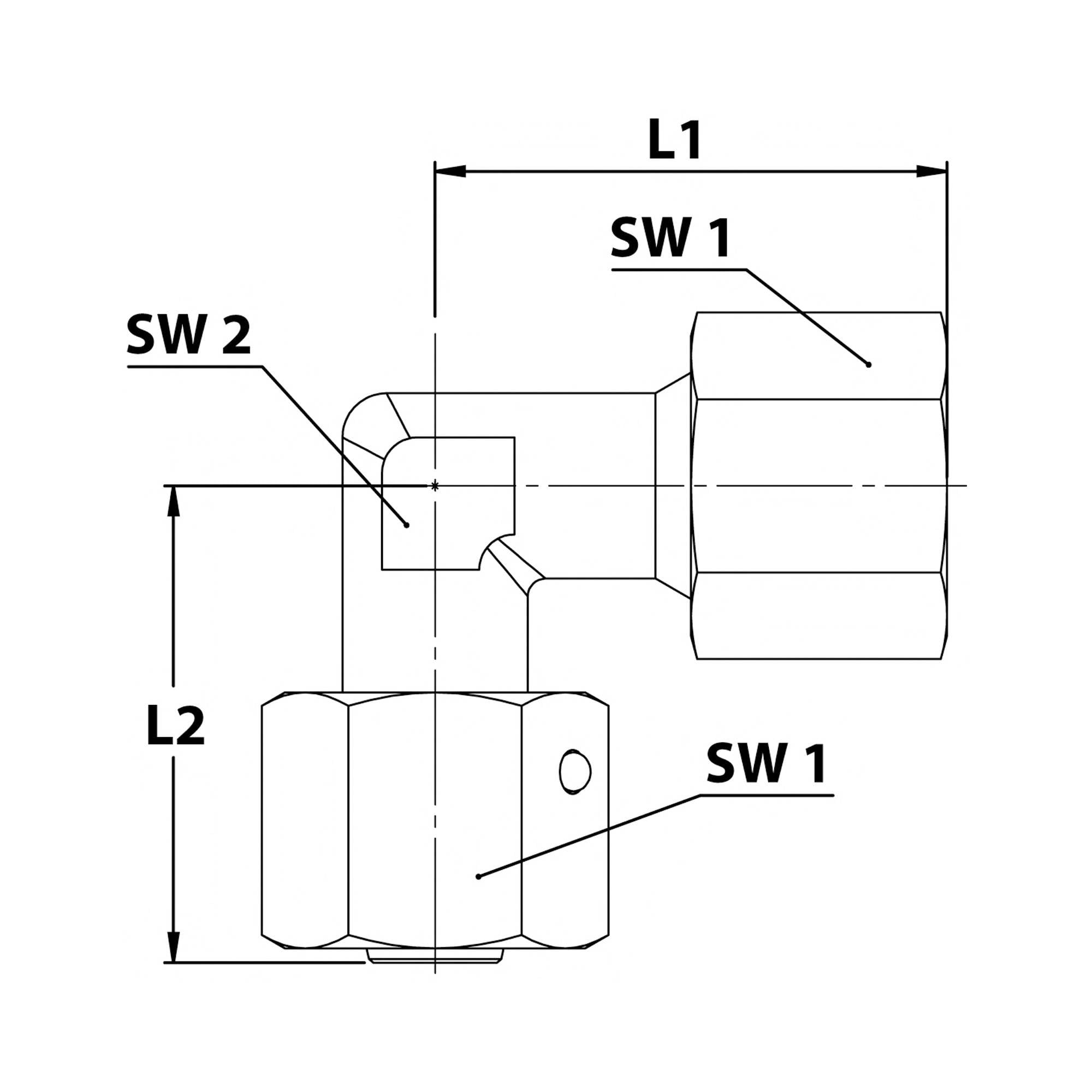 RIEGLER Einst. Winkel-Anschlussverschraubung, 360° drhb., Dichtkegel, Mutter M16x1,5 i., Rohr-Außen-Ø 10 mm, PN max. 315-2