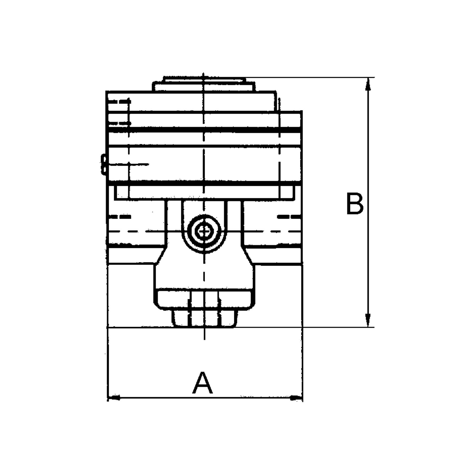 RIEGLER Druckregler pneumatisch ferngesteuert »Standard«, ohne Mano, G 1/2, Eingangsdruck max. 25 bar, Mediums-/Betriebs-3