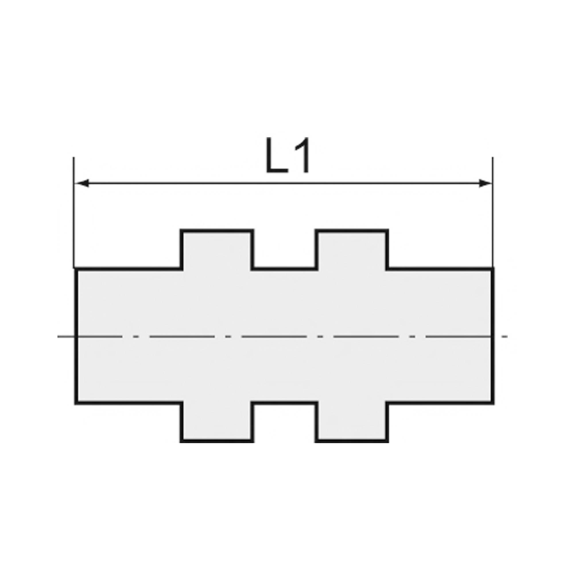 RIEGLER Gerade Schott-Steckverbindung »click-clock«, M14x1,0, für Schlauch-Außen-Ø 5, Arbeitsdruck -0,99 bis 16 bar, Mes-2