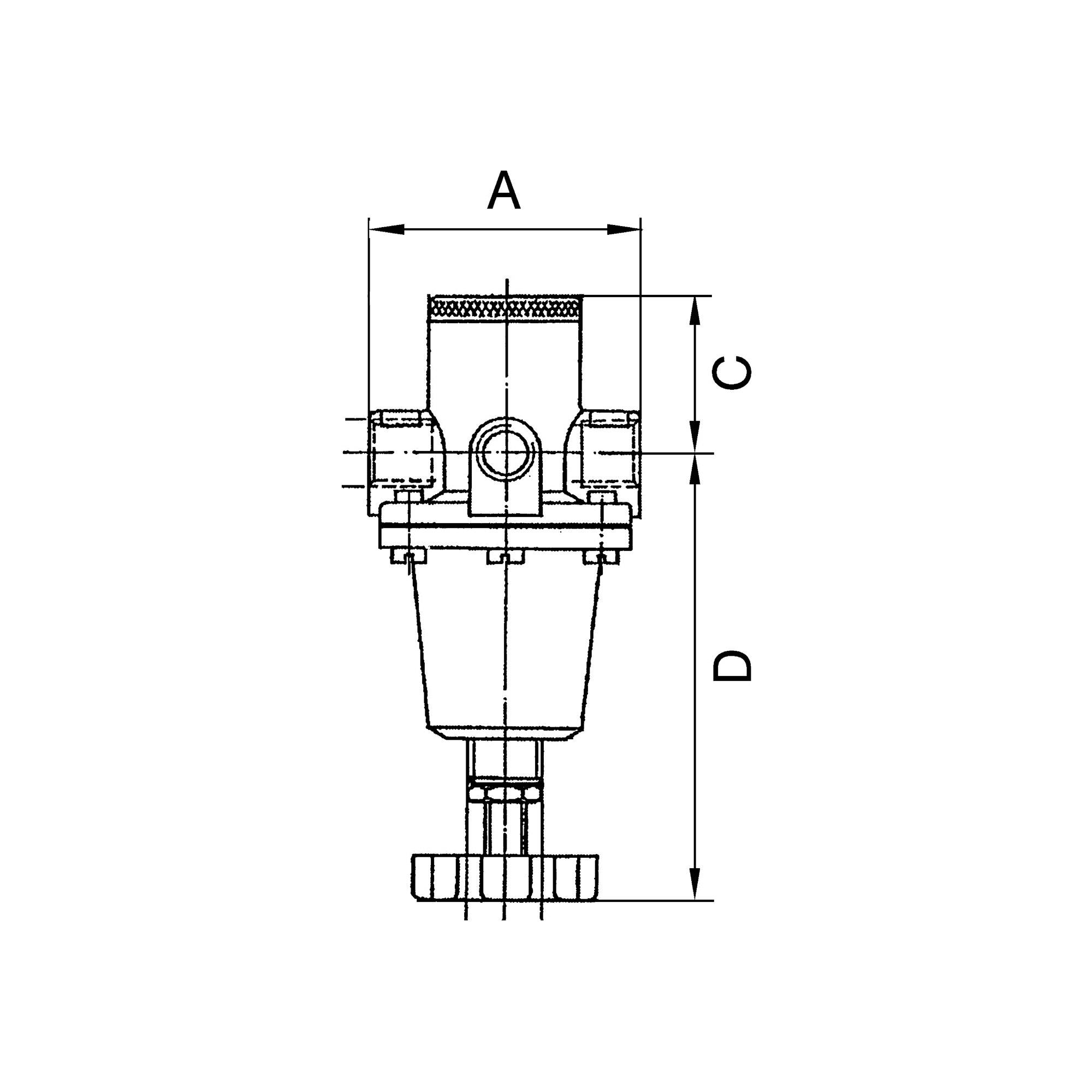 RIEGLER Druckregler für Schalttafeleinbau »Standard«, ohne Mano, BG 3, G 1, PE max. 25 bar, Mediumstemp. max. 60°C, Rege-2