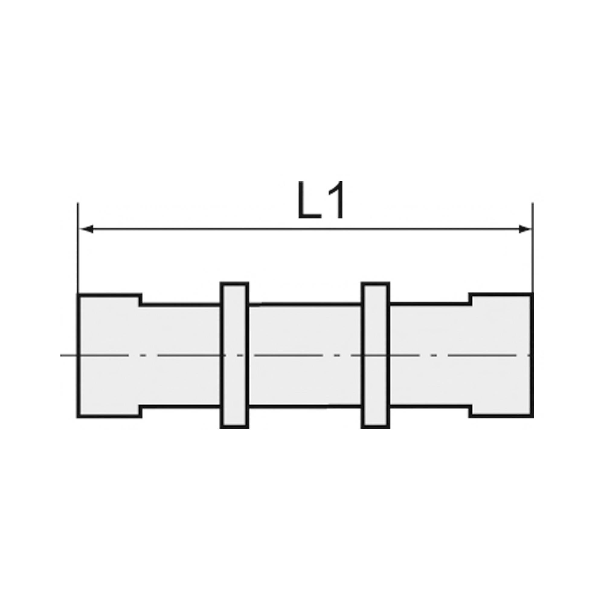 RIEGLER Gerade Verbinder, für Schlauch 6/4 mm, SW 12, Arbeitsdruck max. 18 bar, Messing vernickelt.-2