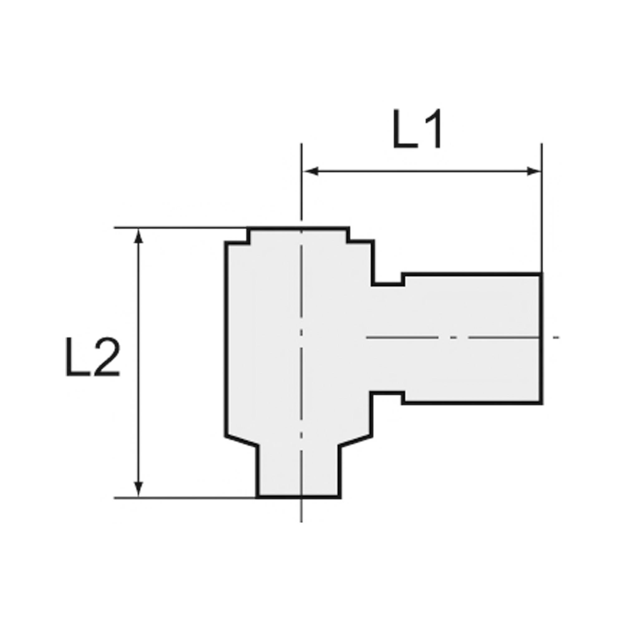 RIEGLER Schwenktülle, Außengewinde zyl. G 3/8 für Schlauch LW 9 mm, SW 22, MS vern./MS, Arbeitsdr. -0,95-15 bar, Betr.te-2