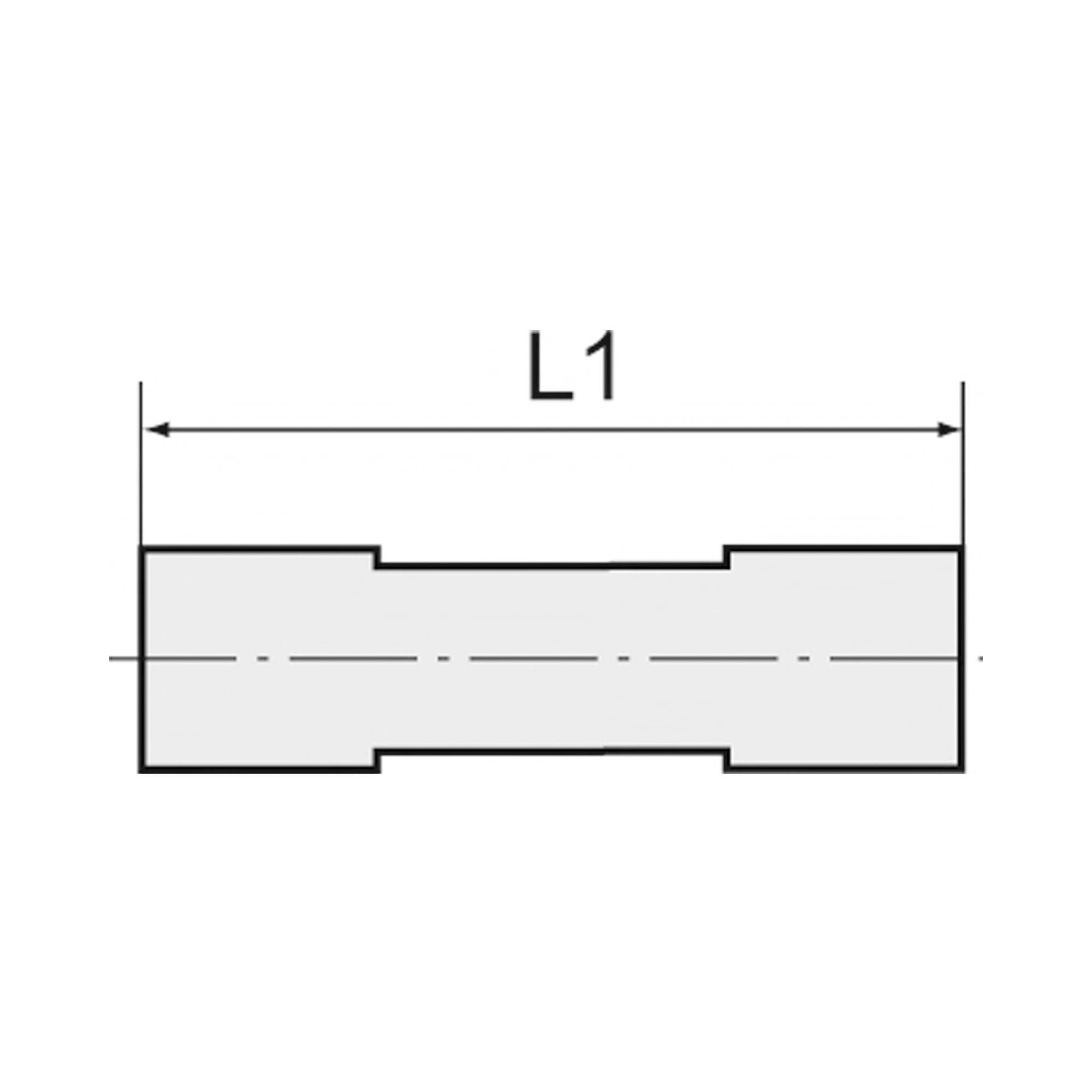 RIEGLER Gerade Steckverbindung »Blaue Serie«, für Schlauch-Außen-Ø 8 mm, pmax kurzzeitig 15 bar, Kunststoff/Messing vern-2