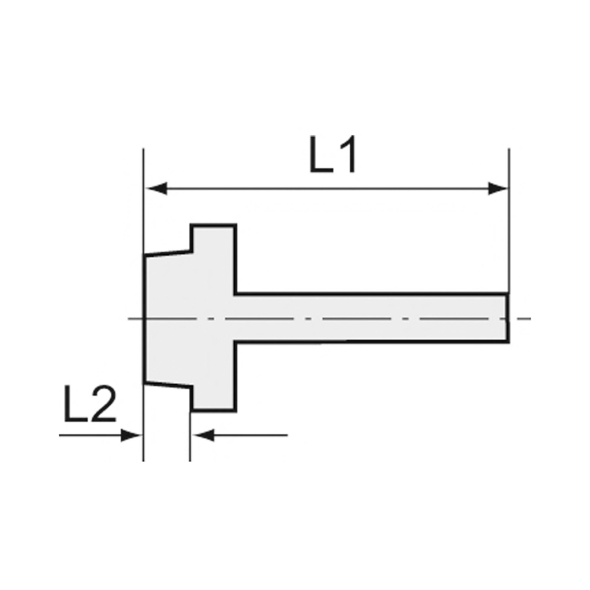 RIEGLER Einstecktülle, NW 7,2,-7,8, beidseitig absperrend, MS blank, Tülle LW 9, Betriebsdruck 0-35 bar, Med.-/Umgeb.tem-1