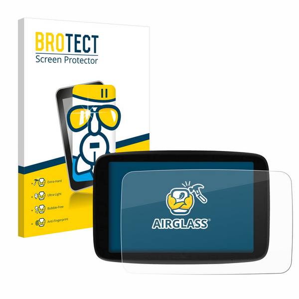 BROTECT Schutzglas für TomTom GO Superior 7" Schutzfolie Panzer Folie Glas Display Schutz klar