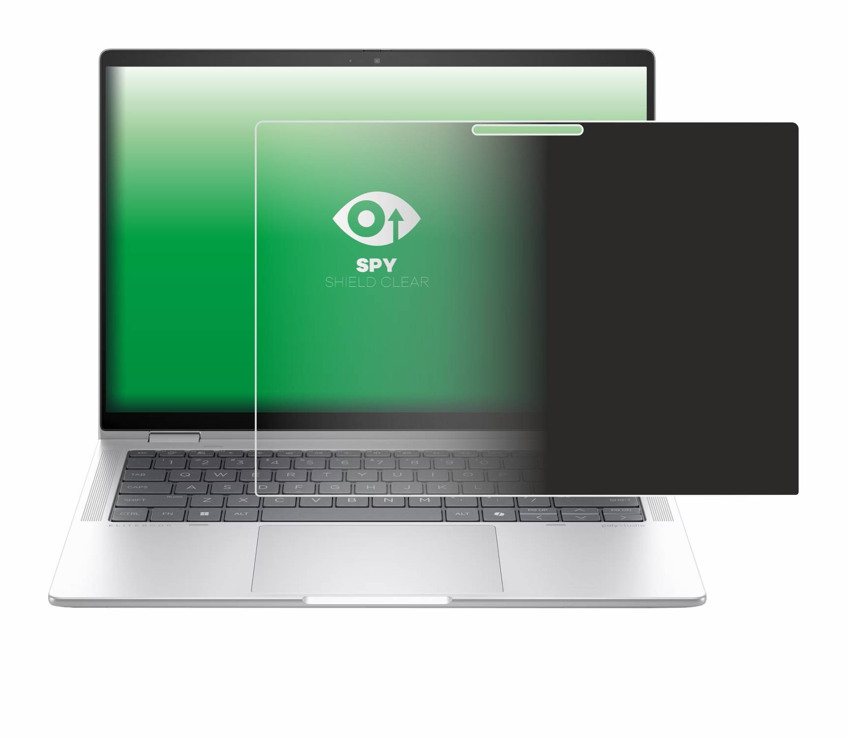 upscreen Blickschutzfolie für HP EliteBook x360 1040 14 G11 2-in-1 Anti-Spy Privacy Blaulichtschutz Sichtschutzfolie-4