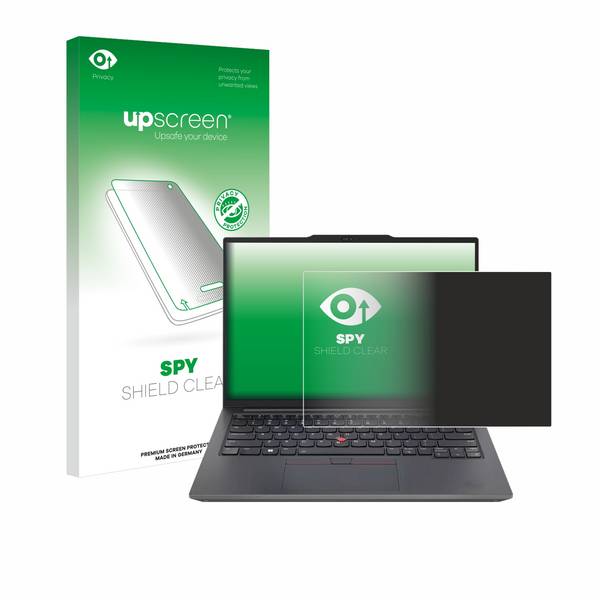 upscreen Blickschutzfolie für Lenovo ThinkPad E14 Gen 6 Anti-Spy Privacy Blaulichtschutz Sichtschutzfolie