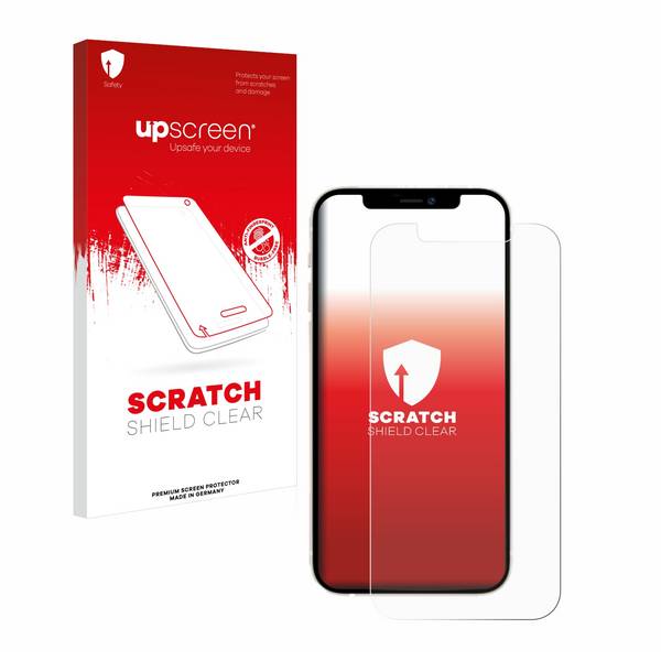 upscreen Schutzfolie für Apple iPhone 12 / 12 Pro Kratzschutz Anti-Fingerprint Klar