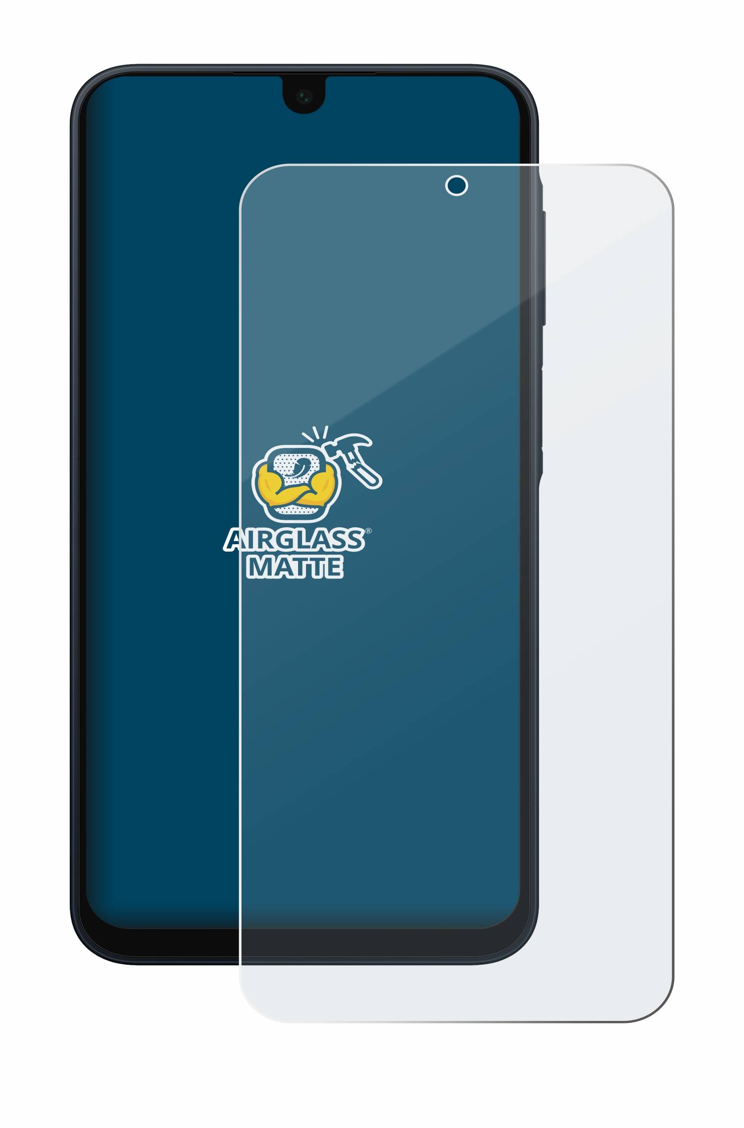BROTECT Entspiegelungs Schutzglas für Samsung Galaxy A16 5G / A17 5G / F17 / F17 5G Schutzfolie Panzer Folie Glas matt-3