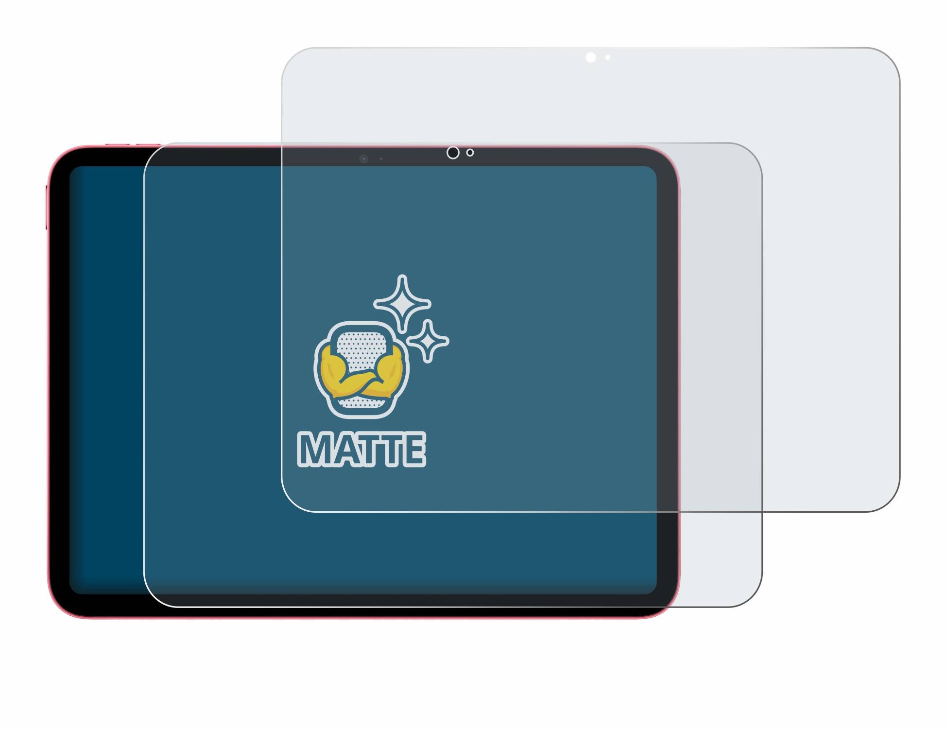2x BROTECT Schutzfolie für Apple iPad 10.9" 2022 (10. Gen.) Folie Matt Entspiegelt-3