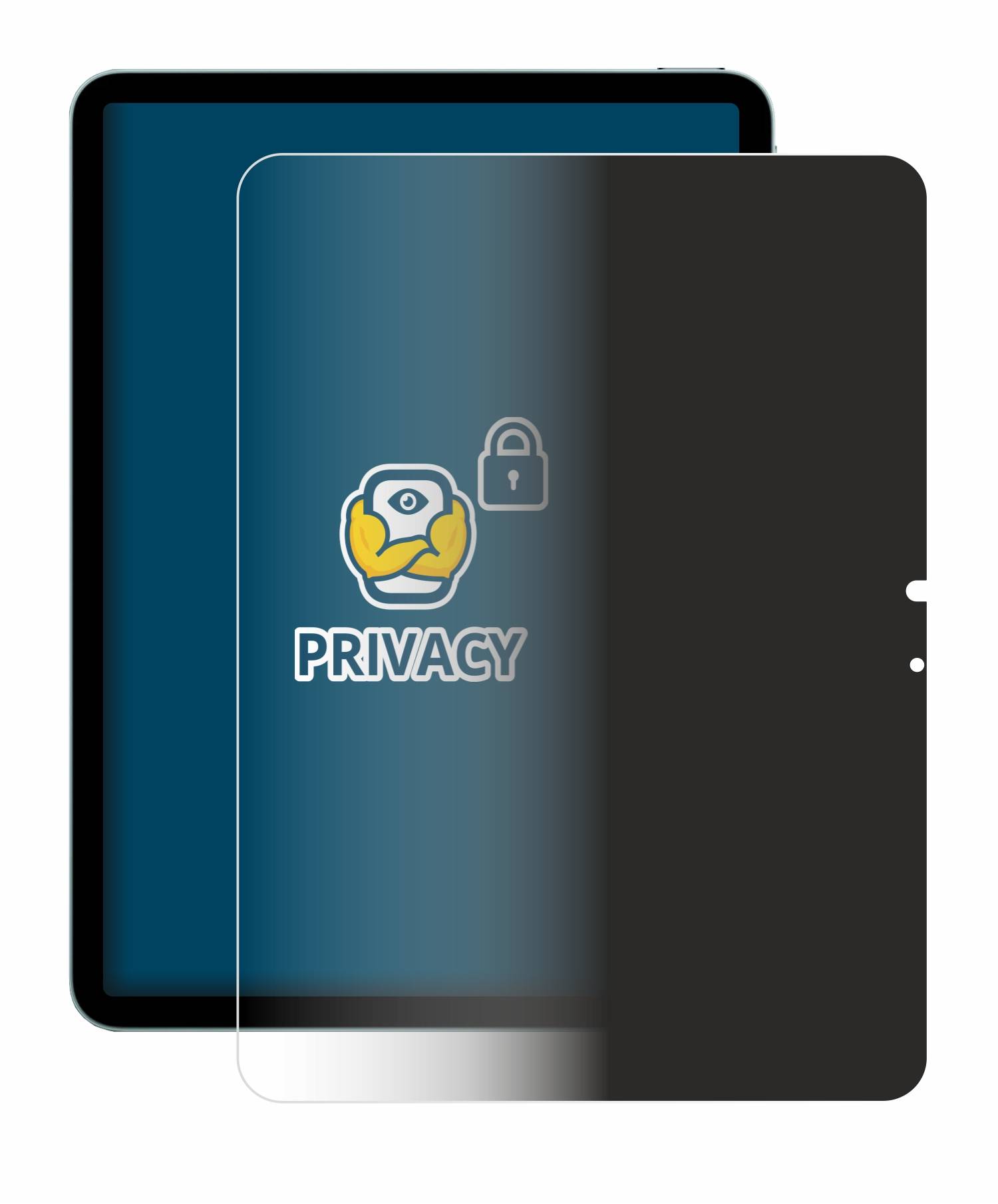 BROTECT Blickschutzfolie für Apple iPad Air 11" M2 WiFi 2024 Anti-Spy Privacy Blaulichtschutz Sichtschutzfolie-3