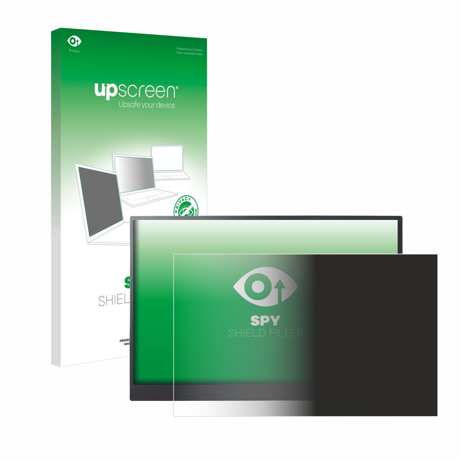 upscreen Blickschutzfilter für LG gram +view 16MR70 Tragbarer Monitor Blaulichtfilter Sichtschutz Privacy Anti Spy-0