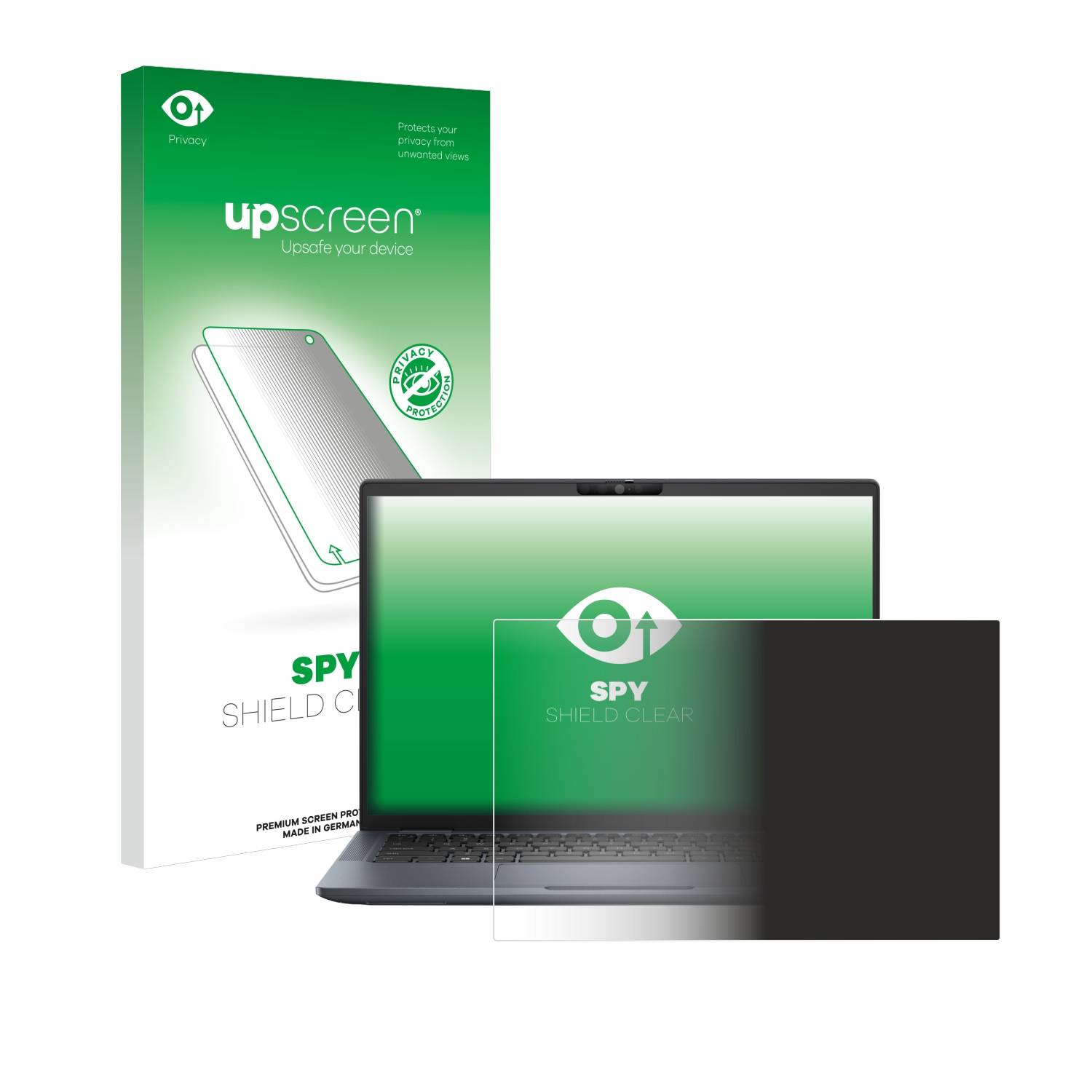upscreen Blickschutzfolie für Dell Latitude 7350 Laptop Anti-Spy Privacy Blaulichtschutz Sichtschutzfolie-0