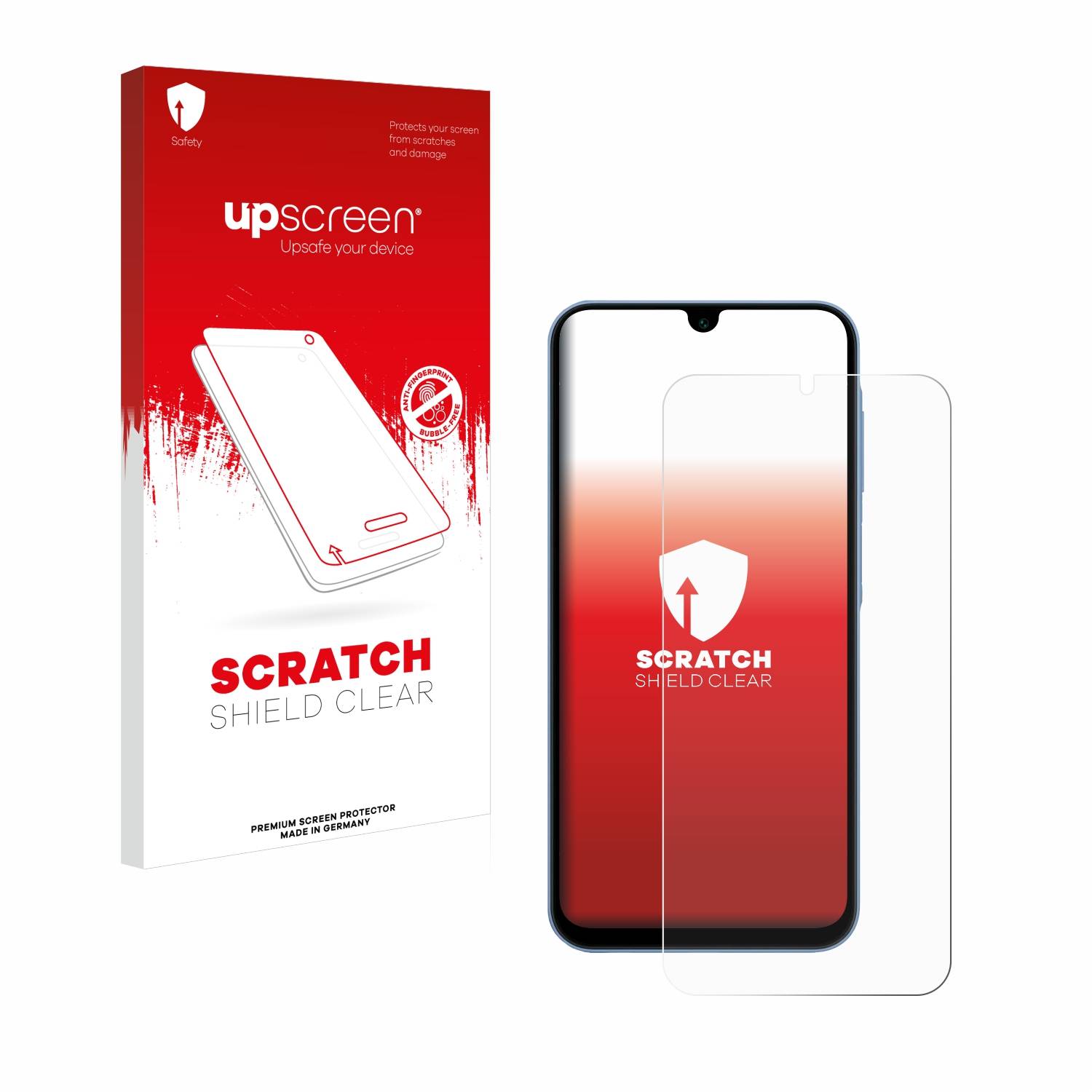upscreen Schutzfolie für Samsung Galaxy A15 5G Kratzschutz Anti-Fingerprint Klar-0