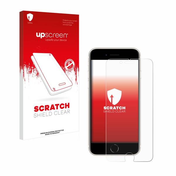 upscreen Schutzfolie für Apple iPhone SE 3 2022 Kratzschutz Anti-Fingerprint Klar