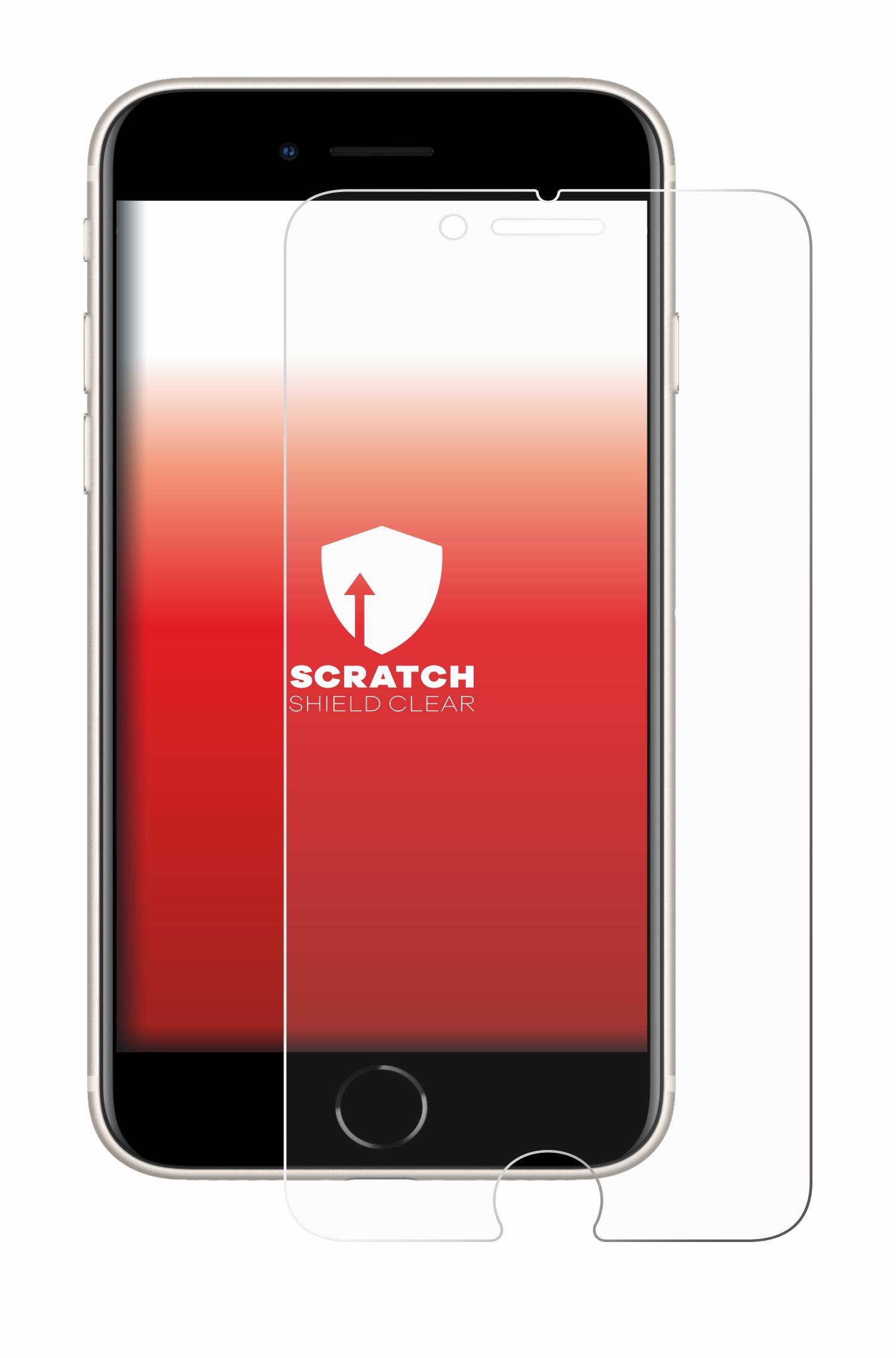 upscreen Schutzfolie für Apple iPhone SE 3 2022 Kratzschutz Anti-Fingerprint Klar-3