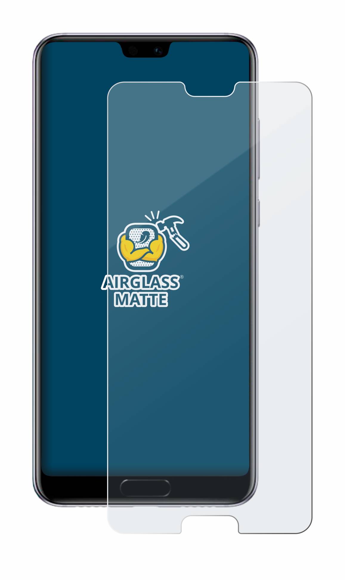 BROTECT Entspiegelungs Schutzglas für Huawei P20 Pro Schutzfolie Panzer Folie Glas Display Schutz matt-4