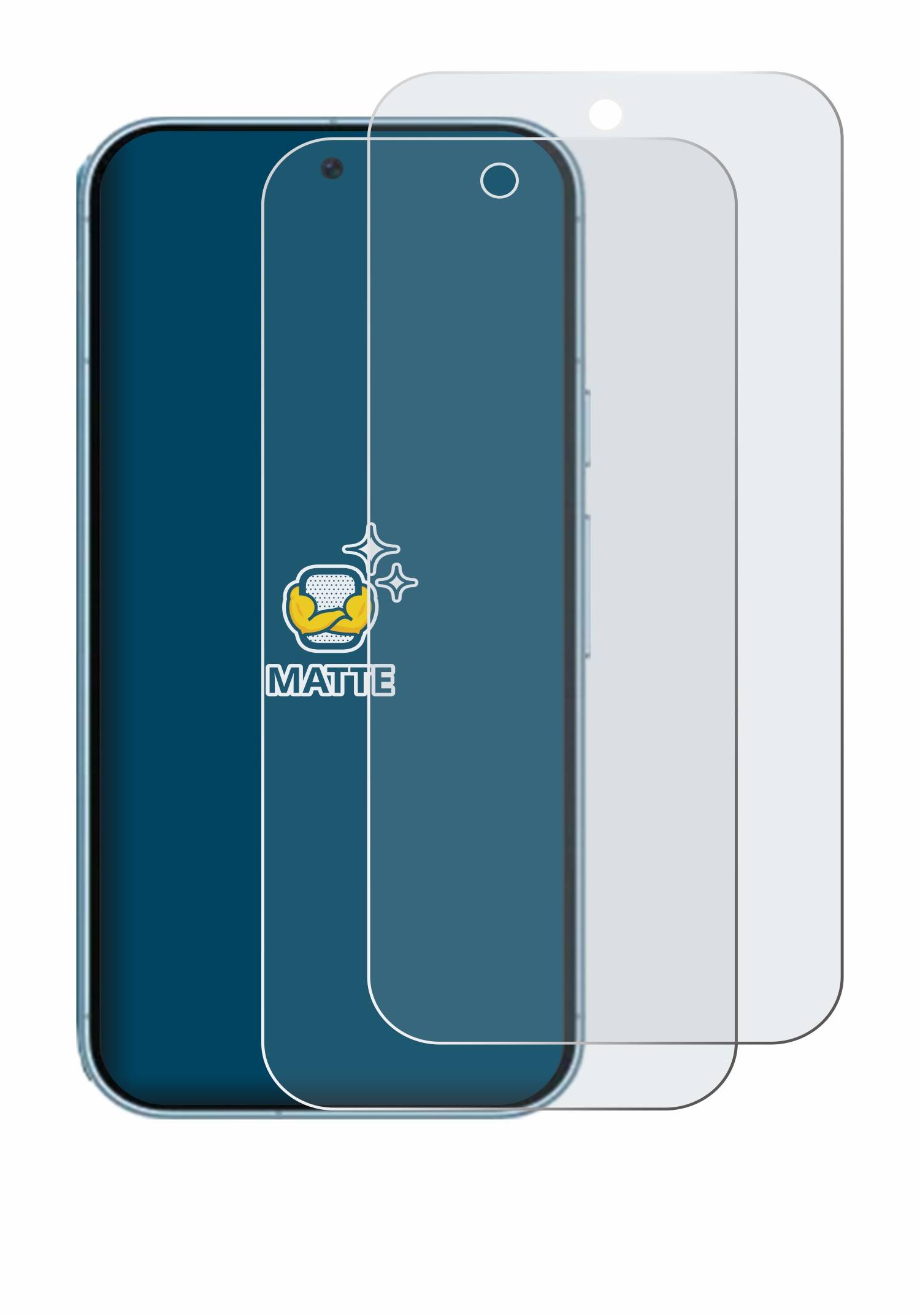 2x BROTECT Schutzfolie für Google Pixel 9 / 9 Pro / 10 / 10 Pro Folie Matt Entspiegelt-2