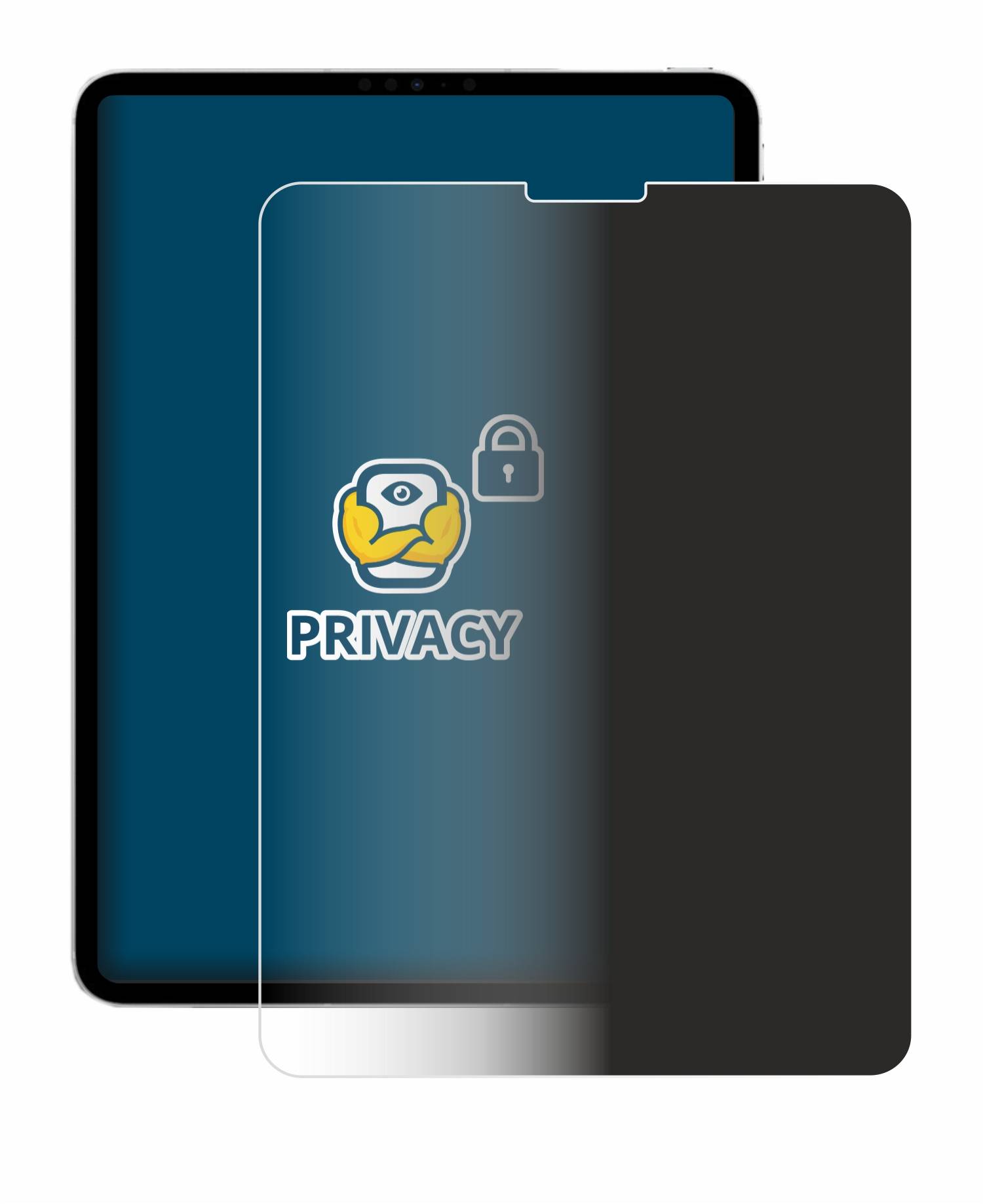 BROTECT Blickschutzfolie für Apple iPad Pro 11" 2022 (4. Gen.) Anti-Spy Privacy Blaulichtschutz Sichtschutzfolie-3