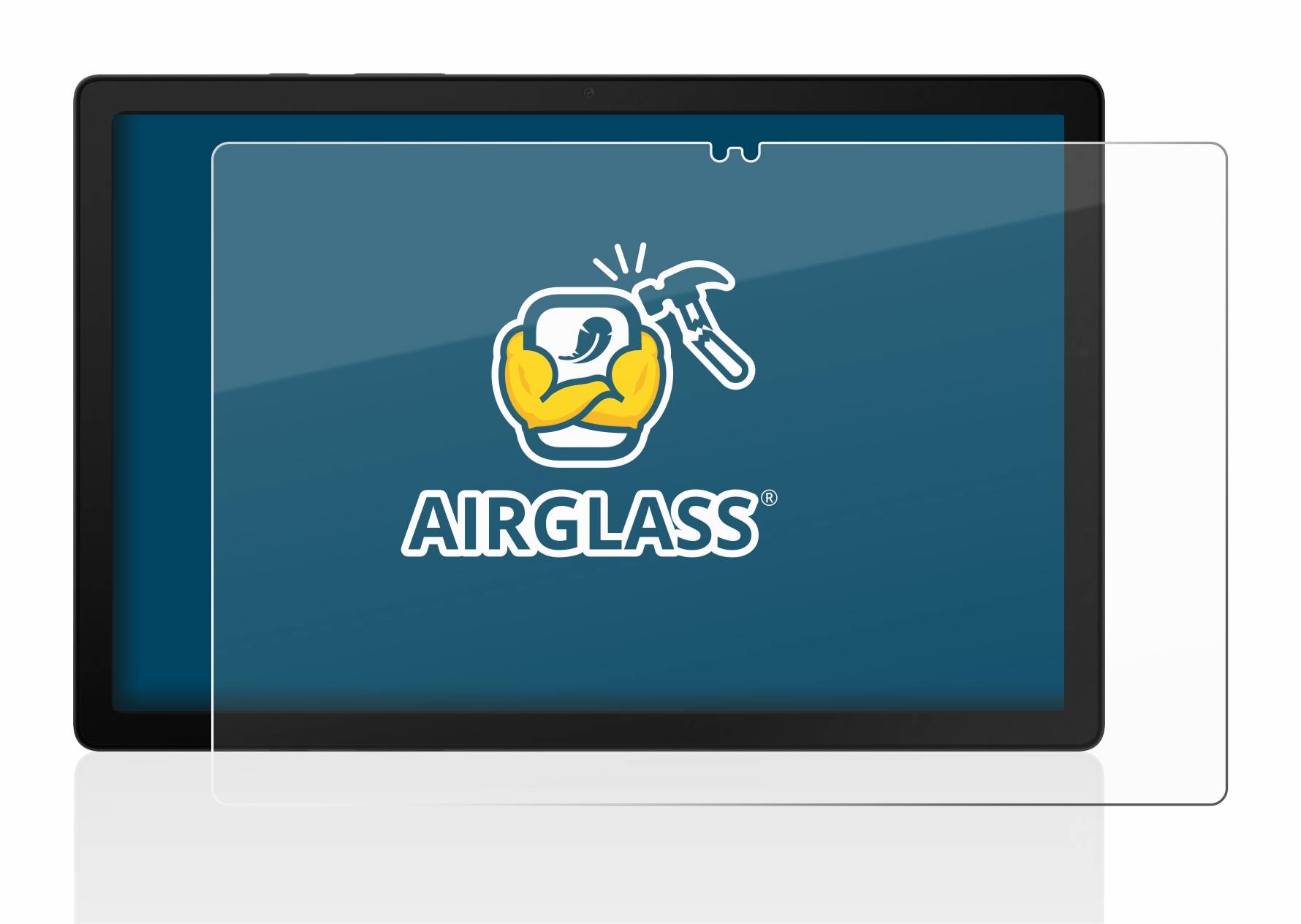 BROTECT Schutzglas für Samsung Galaxy Tab A8 WiFi / LTE Schutzfolie Panzer Folie Glas Display Schutz klar-4
