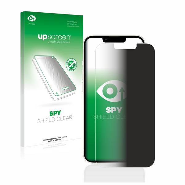 upscreen Blickschutzfolie für Apple iPhone 13 / 13 Pro Anti-Spy Privacy Blaulichtschutz Sichtschutzfolie