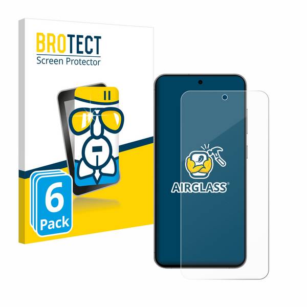 6x BROTECT Schutzglas für Samsung Galaxy S24 FE Schutzfolie Panzer Folie Glas Display Schutz klar