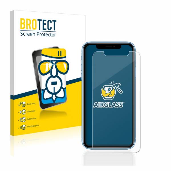 BROTECT Schutzglas für Apple iPhone XR / 11 Schutzfolie Panzer Folie Glas Display Schutz klar