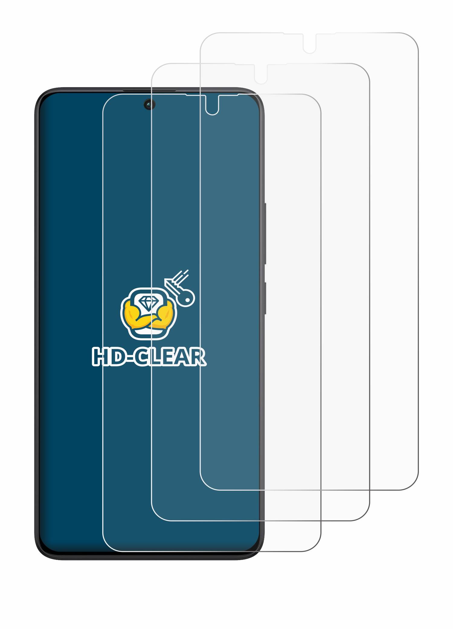 6x BROTECT Schutzfolie für Xiaomi Redmi Note 13 Pro 5G / 4G Folie Klar Transparent-3