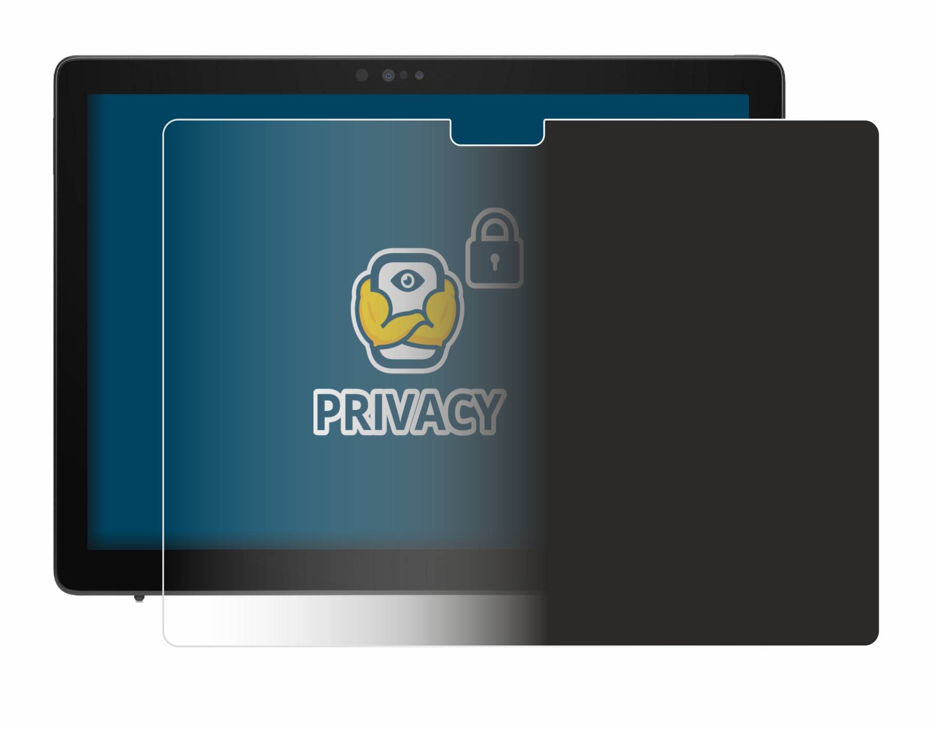 BROTECT Blickschutzfolie für Dell Latitude 7210 2-in-1 Anti-Spy Privacy Blaulichtschutz Sichtschutzfolie-3