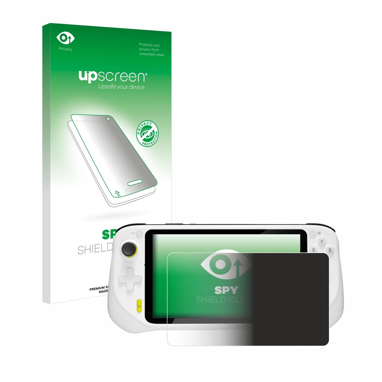 upscreen Blickschutzfolie für Logitech G Cloud Anti-Spy Privacy Blaulichtschutz Sichtschutzfolie-0