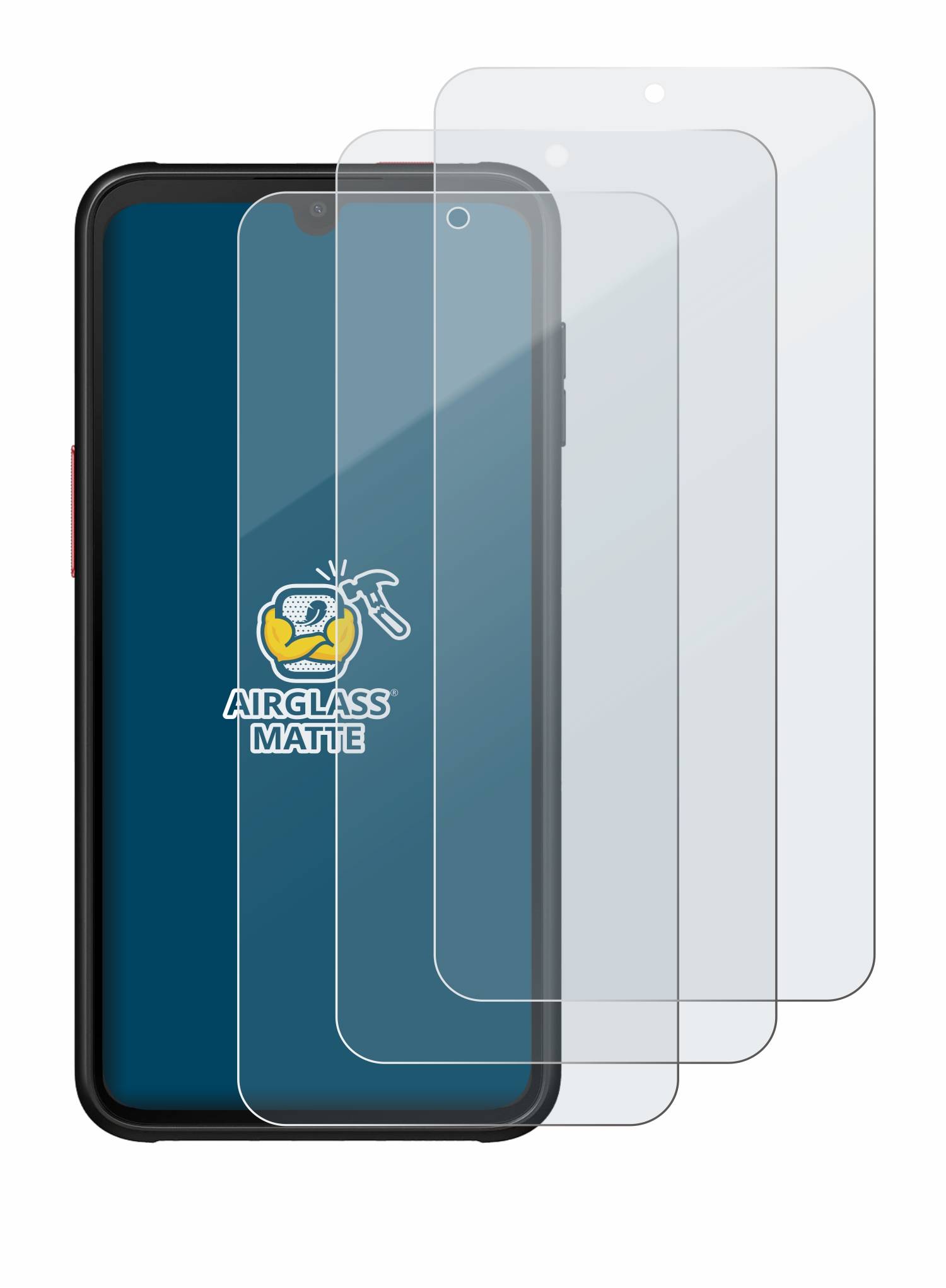 3x BROTECT Entspiegelungs Schutzglas für Samsung Galaxy XCover 6 Pro Schutzfolie Panzer Folie Glas Display Schutz matt-4