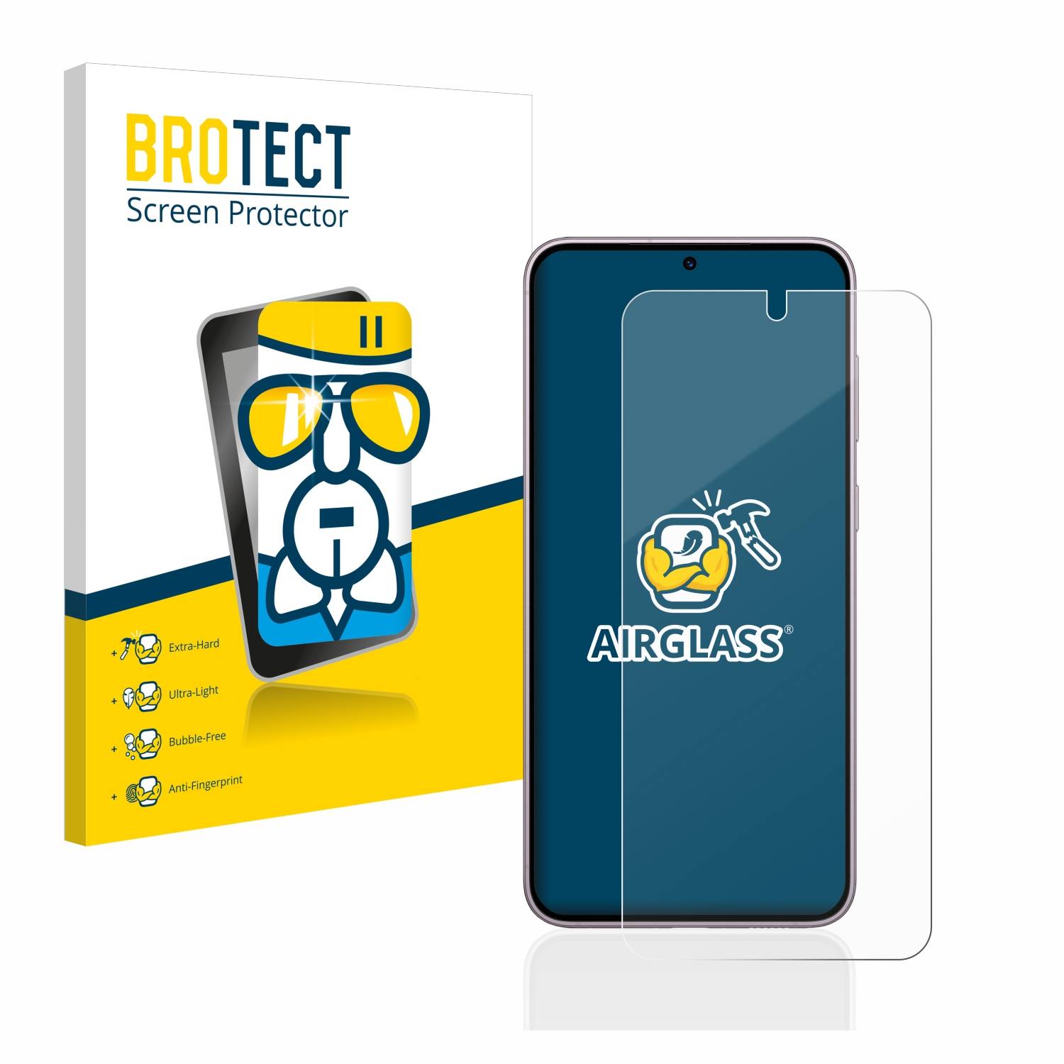 BROTECT Schutzglas für Samsung Galaxy S23 Schutzfolie Panzer Folie Glas Display Schutz klar-0