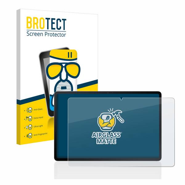 BROTECT Entspiegelungs Schutzglas für Samsung Galaxy Tab S7 FE (im Querformat) Schutzfolie Panzer Folie Glas matt