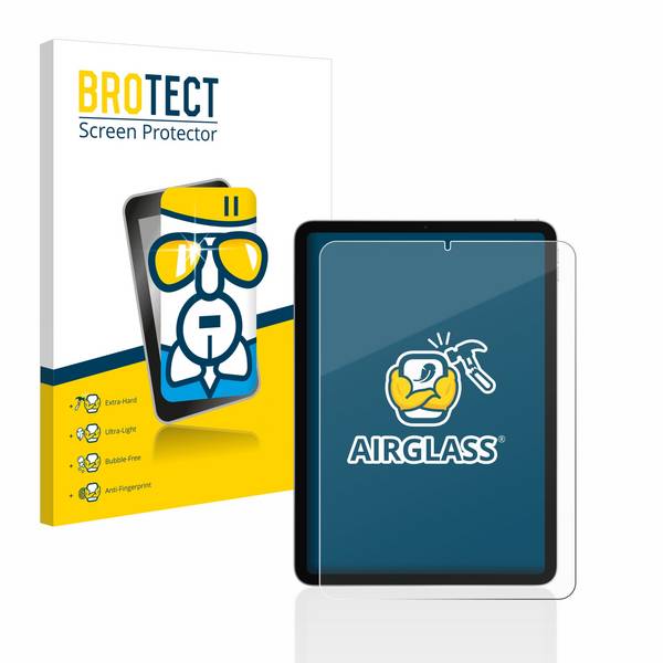 BROTECT Schutzglas für Apple iPad Air 4 WiFi / WiFi Cellular 2020 Schutzfolie Panzer Folie Glas Display Schutz klar