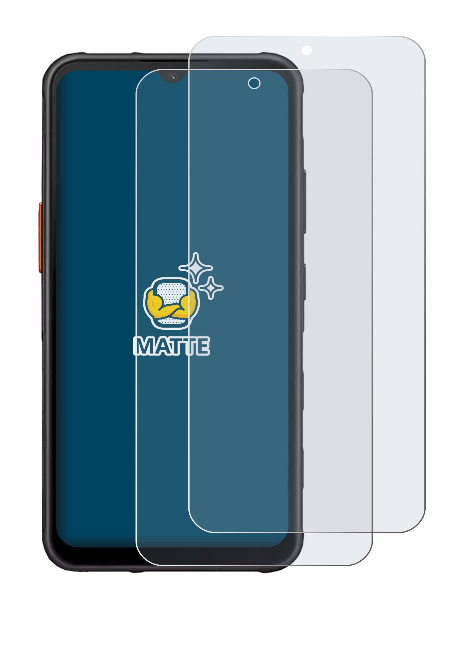 2x BROTECT Schutzfolie für Samsung Galaxy XCover 7 / 7 Pro Folie Matt Entspiegelt-2