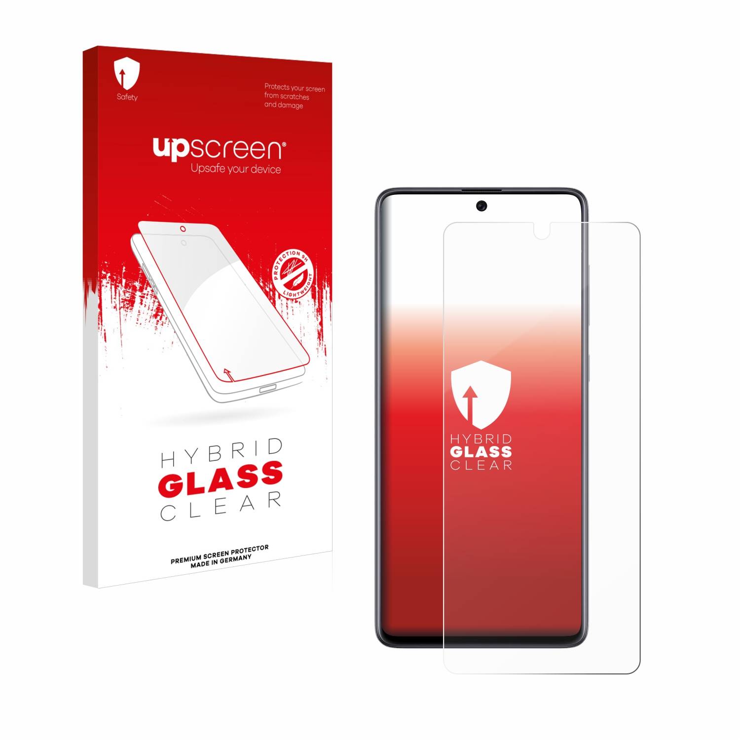 upscreen Schutzglas für Samsung Galaxy A71 Schutzfolie Panzer Folie Glas Display Schutz klar-0