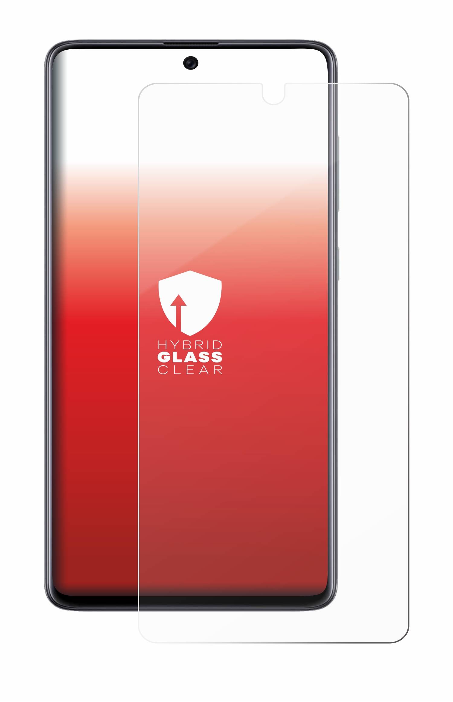 upscreen Schutzglas für Samsung Galaxy A71 Schutzfolie Panzer Folie Glas Display Schutz klar-2