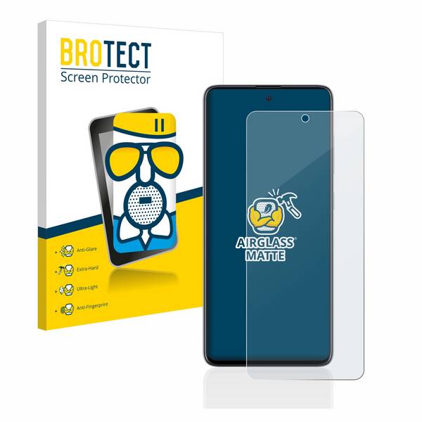 BROTECT Entspiegelungs Schutzglas für Samsung Galaxy A51 Schutzfolie Panzer Folie Glas Display Schutz matt