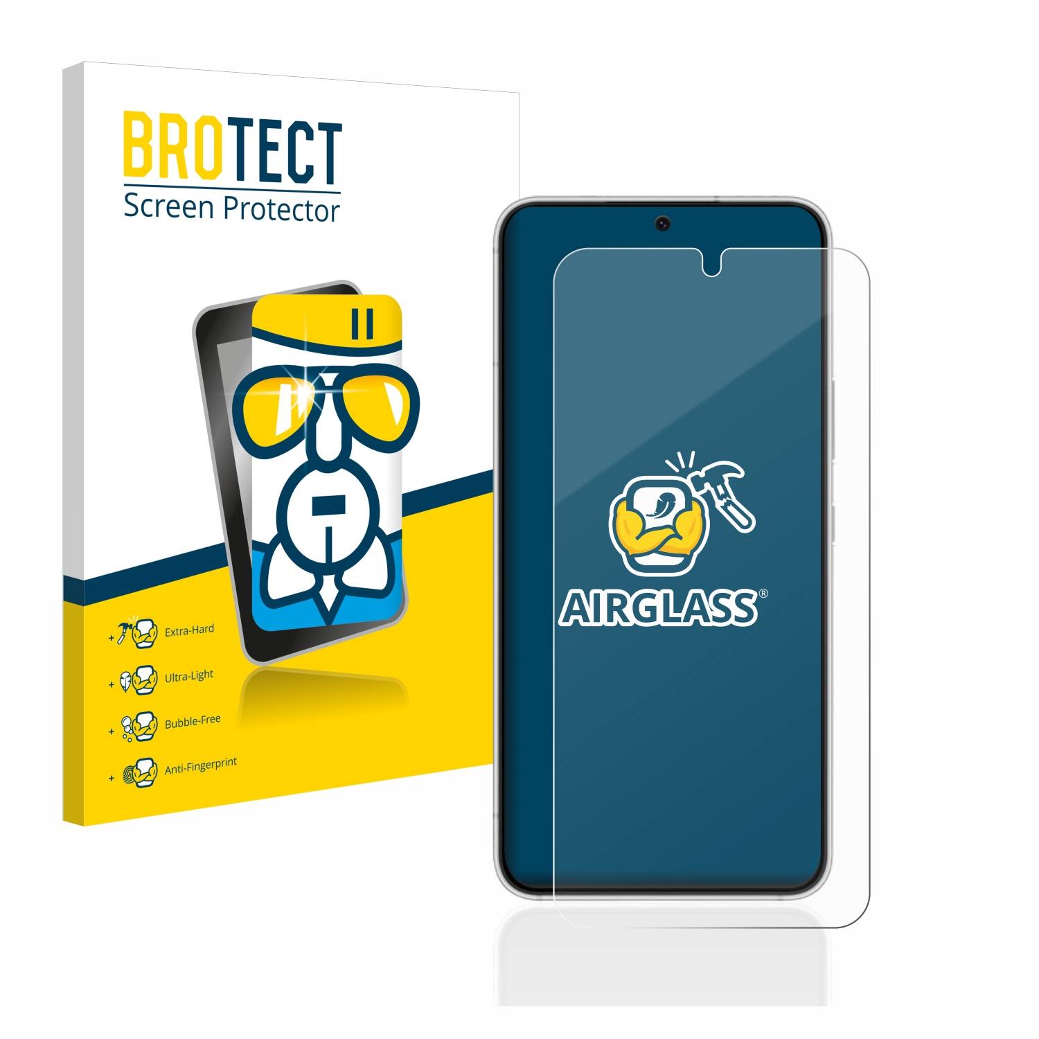 BROTECT Schutzglas für Samsung Galaxy S22 5G Schutzfolie Panzer Folie Glas Display Schutz klar-0