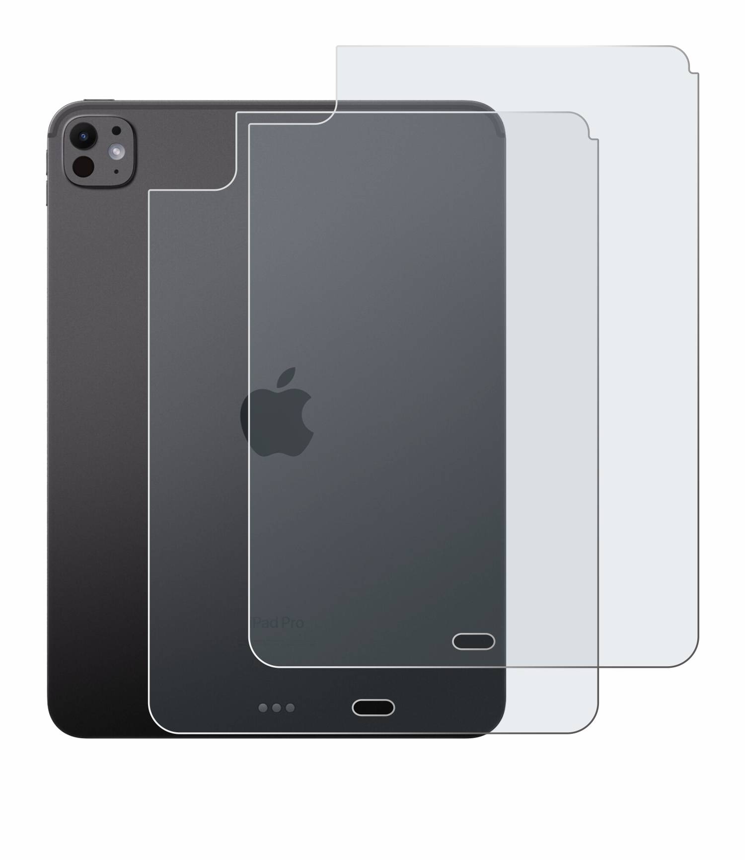 2x BROTECT Entspiegelungs-Folie für Apple iPad Pro 11 2024 (Rückseite)-3