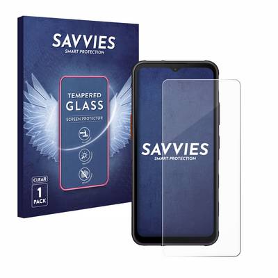 Savvies Schutzglas für Samsung Galaxy XCover 7 / 7 Pro Echtglas 9H-Härte klar-0