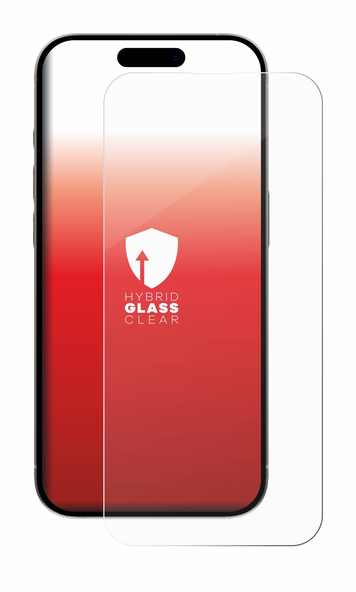 upscreen Schutzglas für Apple iPhone 15 Pro Max Schutzfolie Panzer Folie Glas Display Schutz klar-2
