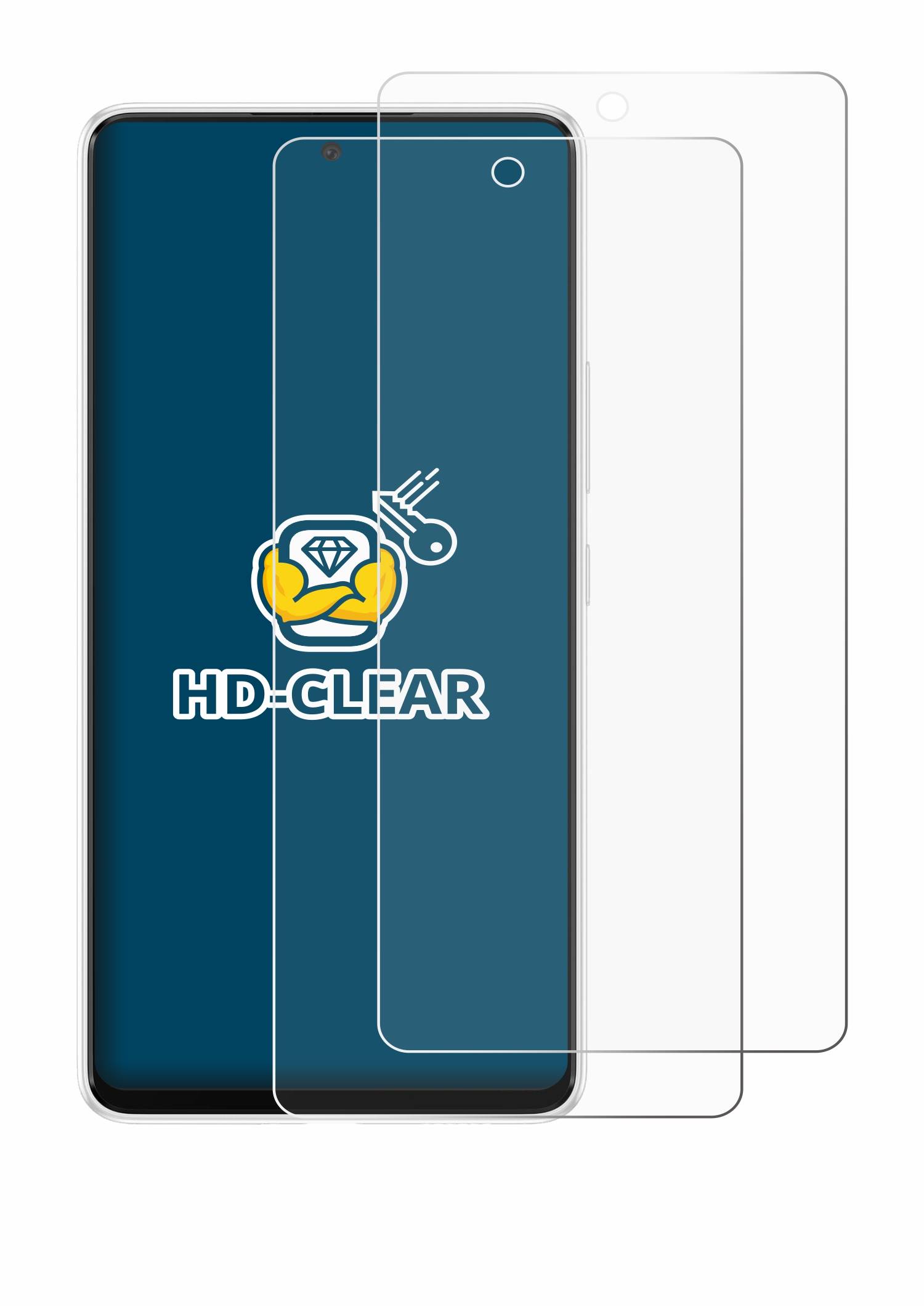2x BROTECT Schutzfolie für Samsung Galaxy A53 5G Folie Klar Transparent-3